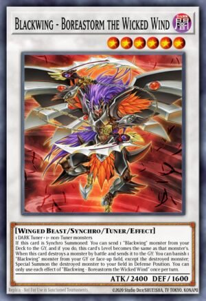 Blackwing - Boreastorm the Wicked Wind - Darkwing Blast (Super Rare)