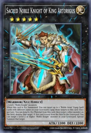 Sacred Noble Knight of King Artorigus - Noble Knights of the Round Table Box Set (Platinum Rare)