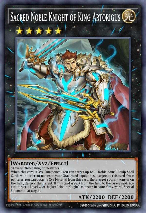 Sacred Noble Knight of King Artorigus - Noble Knights of the Round Table Box Set (Platinum Rare)