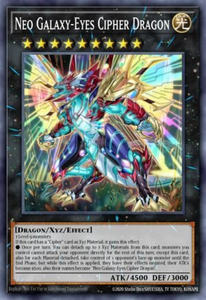 Neo Galaxy-Eyes Cipher Dragon - Raging Tempest (Super Rare)
