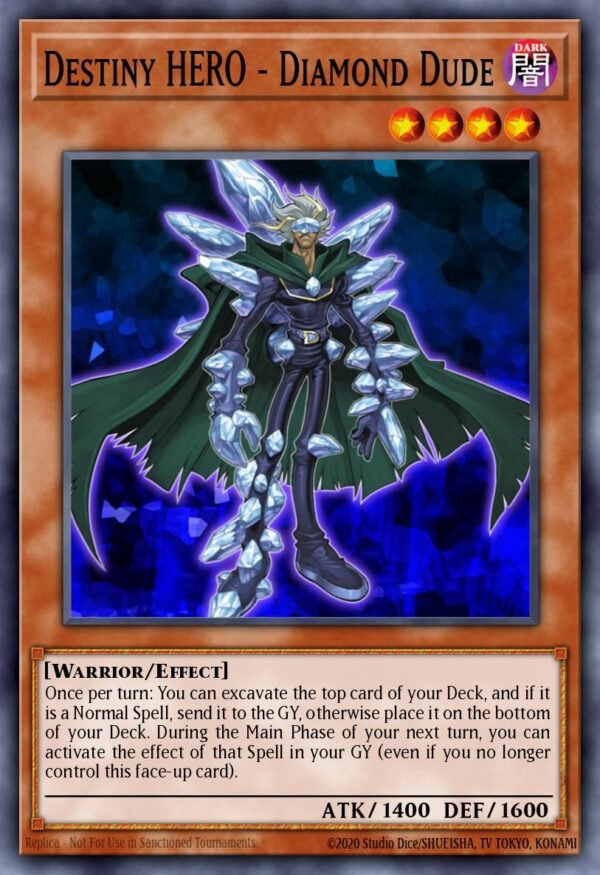 Destiny HERO - Diamond Dude - Legendary Hero Decks (Common)