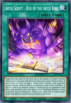 Abyss Script - Rise of the Abyss King - Legendary Duelists: White Dragon Abyss (Common)