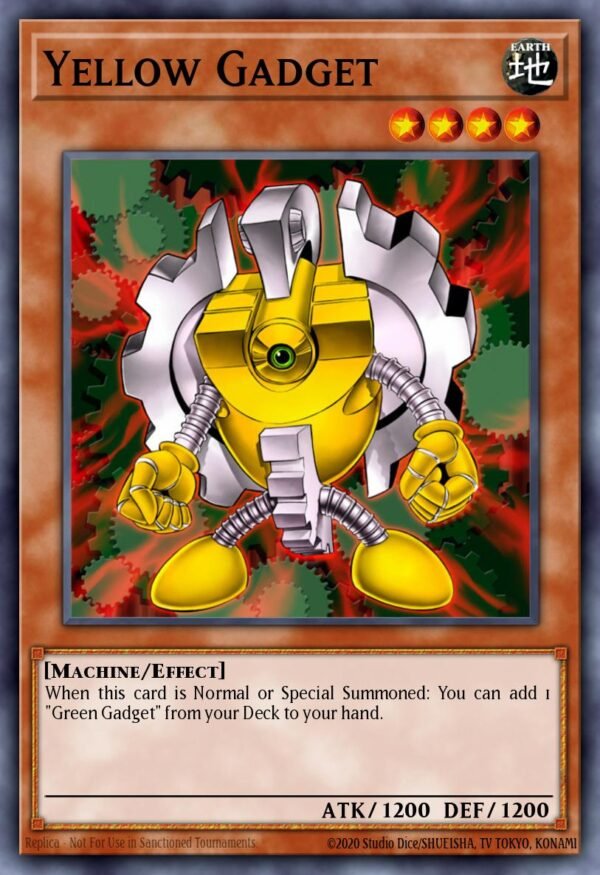 13839120-9.jpg Yellow Gadget - Structure Deck: Machine Re-Volt (Common)
