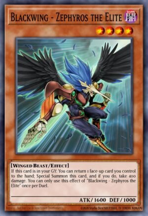 Blackwing - Zephyros the Elite - Battle Pack 2: War of the Giants (Mosaic Rare)