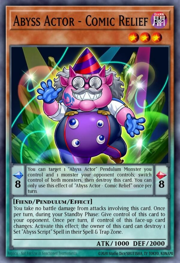 Abyss Actor - Comic Relief - Legendary Duelists: White Dragon Abyss (Rare)