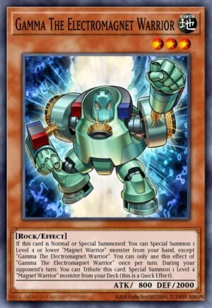 Gamma The Electromagnet Warrior - Structure Deck: Yugi Muto (Super Rare)