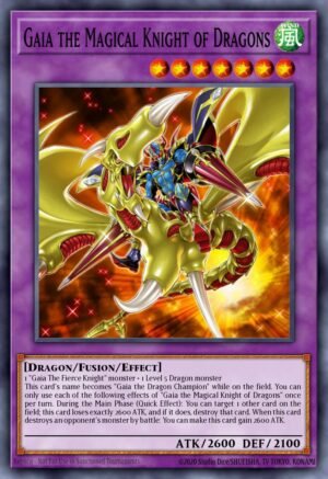 Gaia the Magical Knight of Dragons - Rise of the Duelist (Super Rare)