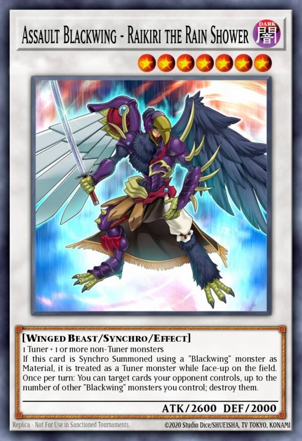 Assault Blackwing - Raikiri the Rain Shower - Dimension of Chaos (Ultra Rare)