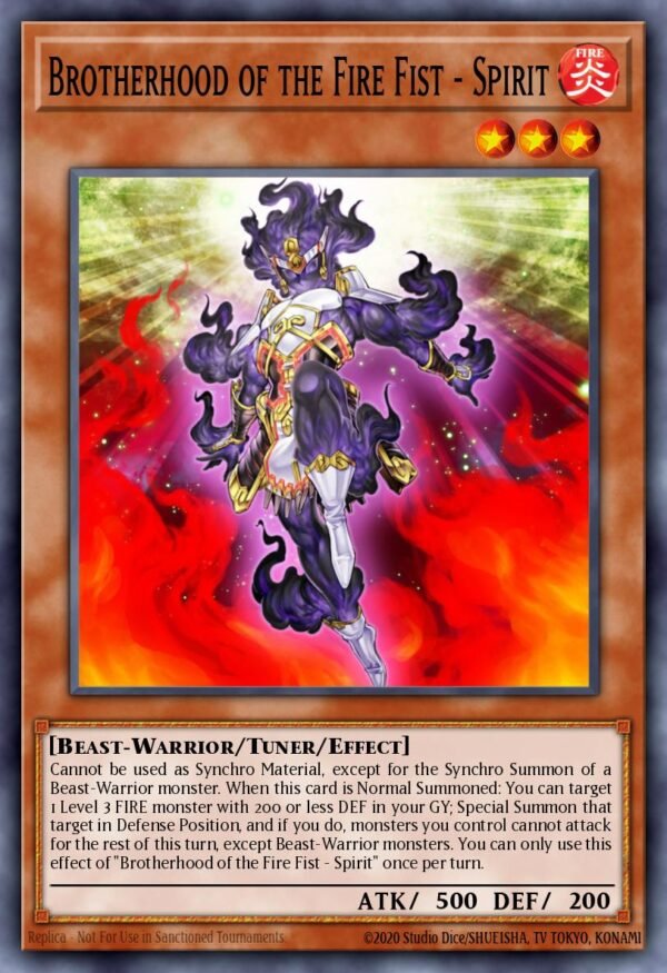 Brotherhood of the Fire Fist - Spirit - Astral Pack Seven (Common)