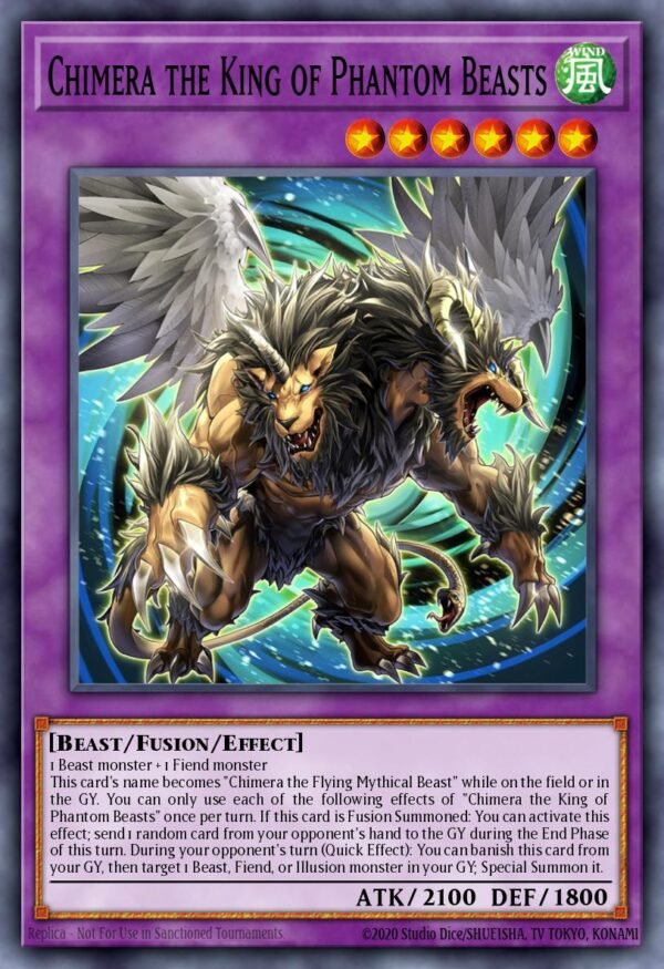Chimera the King of Phantom Beasts - Duelist Nexus (Quarter Century Secret Rare)