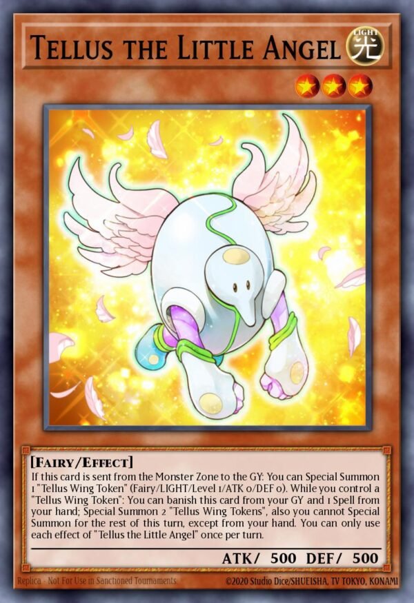 Tellus the Little Angel - Egyptian God Deck: Slifer the Sky Dragon (Super Rare)