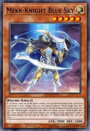 Mekk-Knight Blue Sky - 2018 Mega-Tin Mega Pack (Secret Rare)