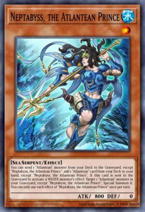 Neptabyss, the Atlantean Prince - Quarter Century Bonanza (Ultimate Rare)