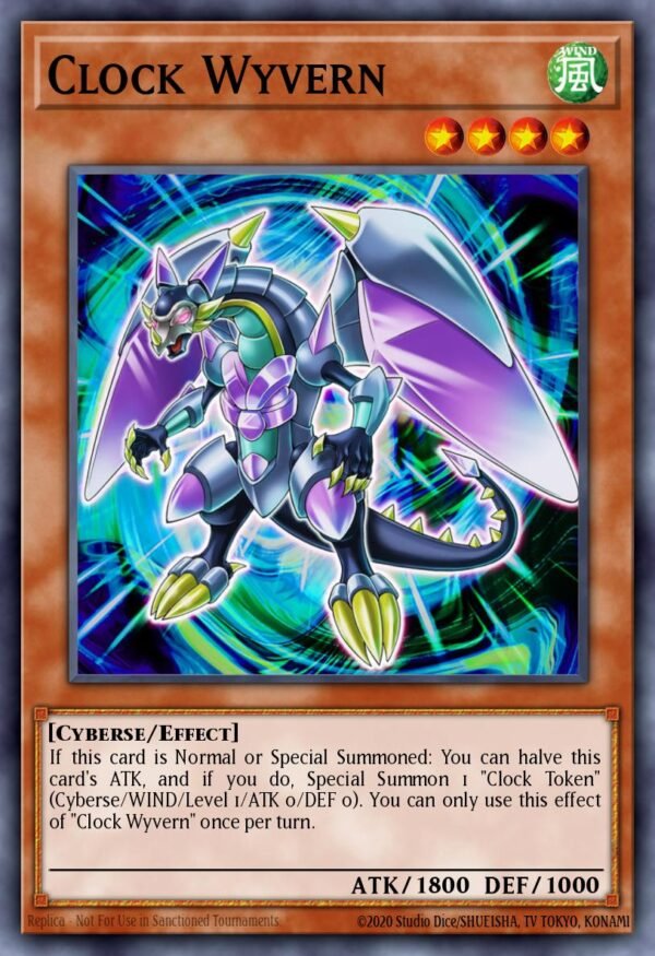 Clock Wyvern - Egyptian God Deck: Slifer the Sky Dragon (Common)
