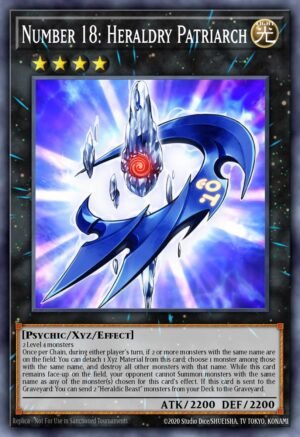 Number 18: Heraldry Patriarch - World Superstars (Super Rare)