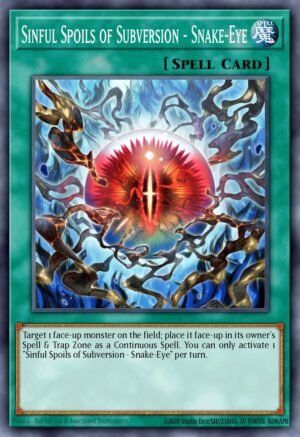 Sinful Spoils of Subversion - Snake-Eye - Duelist Nexus (Secret Rare)