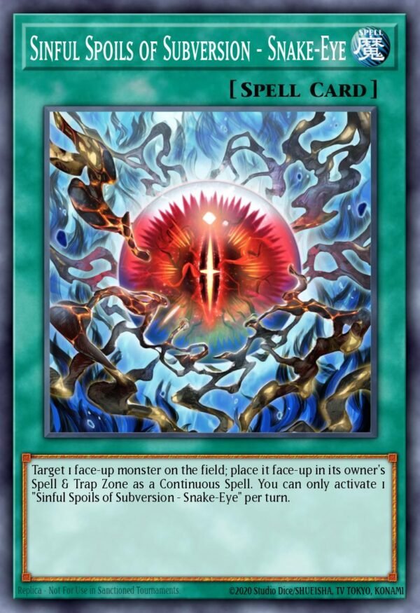 Sinful Spoils of Subversion - Snake-Eye - Duelist Nexus (Secret Rare)