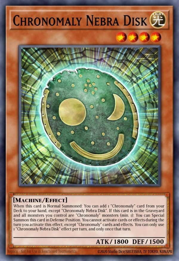 Chronomaly Nebra Disk - World Superstars (Prismatic Secret Rare)