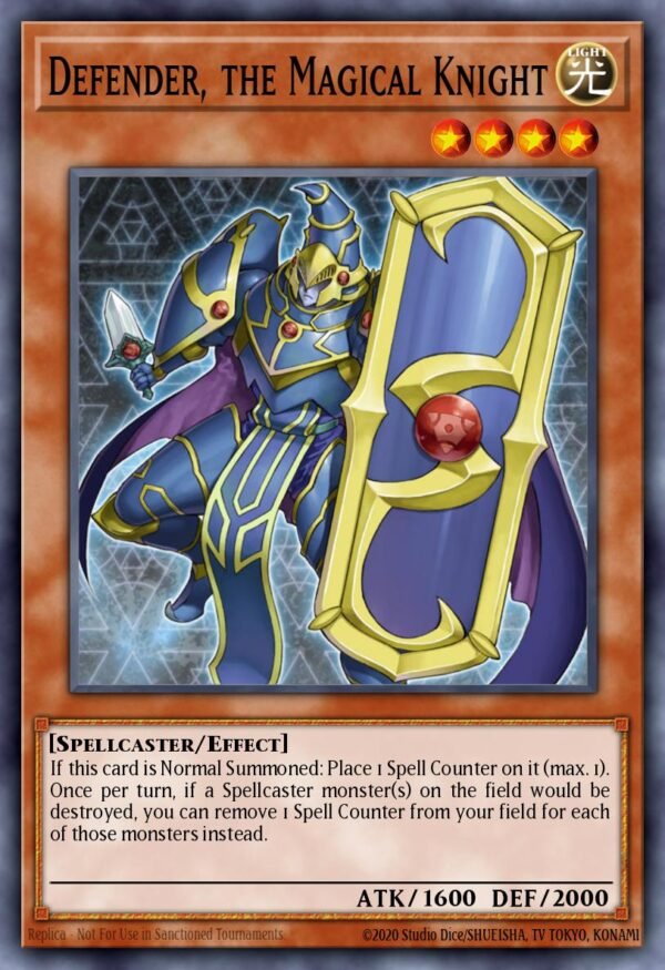 Defender, the Magical Knight - Spellcaster's Command Structure Deck (Common)