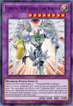 Elemental HERO Shining Flare Wingman - Battles of Legend: Chapter 1 (Common)