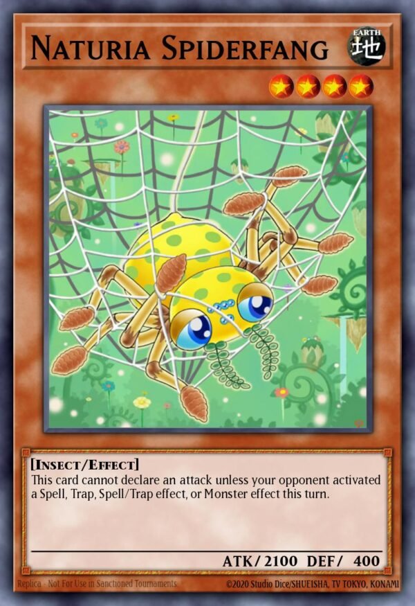 25654671.jpg Naturia Spiderfang - Duel Terminal 2 (Duel Terminal Normal Parallel Rare)