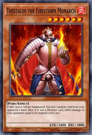 Thestalos the Firestorm Monarch - Quarter Century Bonanza (Quarter Century Secret Rare)