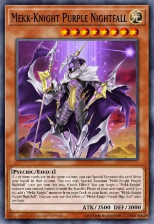 Mekk-Knight Purple Nightfall - 2018 Mega-Tin Mega Pack (Secret Rare)