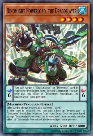 Dinomight Powerload, the Dracoslayer - Darkwing Blast (Super Rare)