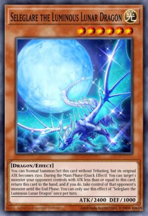 Seleglare the Luminous Lunar Dragon - Rise of the Duelist (Ultra Rare)