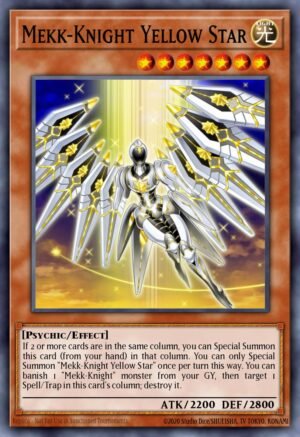 Mekk-Knight Yellow Star - 2018 Mega-Tin Mega Pack (Rare)