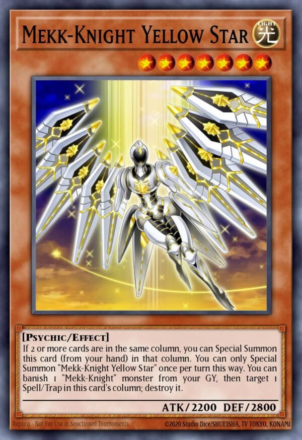 Mekk-Knight Yellow Star - 2018 Mega-Tin Mega Pack (Rare)