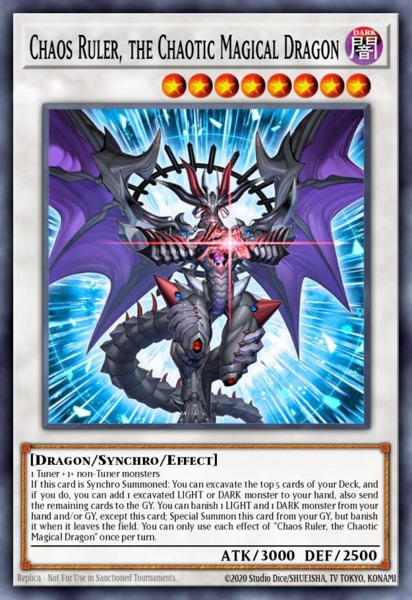 Chaos Ruler, the Chaotic Magical Dragon - Rise of the Duelist (Secret Rare)