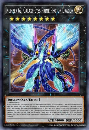 Number 62: Galaxy-Eyes Prime Photon Dragon - Primal Origin (Ultimate Rare)