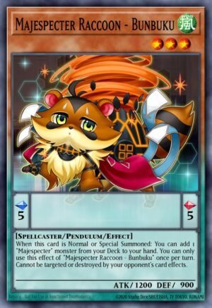 Majespecter Raccoon - Bunbuku - Dimension of Chaos (Ultra Rare)