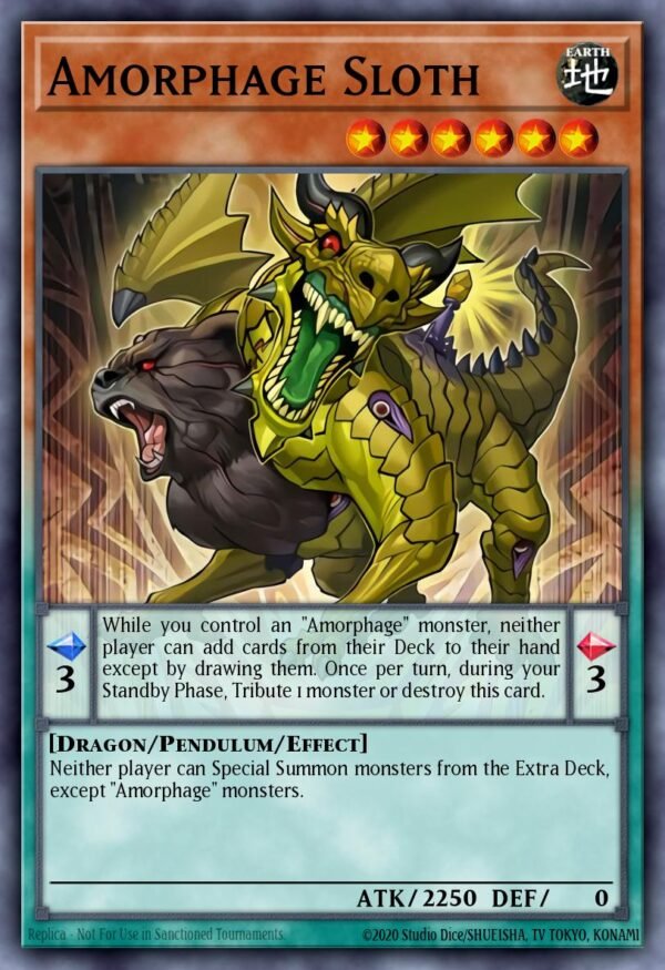 Amorphage Sloth - Shining Victories (Secret Rare)