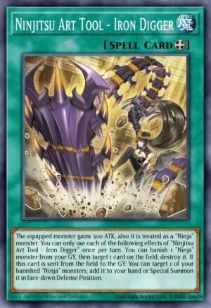 Ninjitsu Art Tool - Iron Digger - Darkwing Blast (Common)