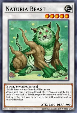 Naturia Beast - Quarter Century Bonanza (Platinum Secret Rare)