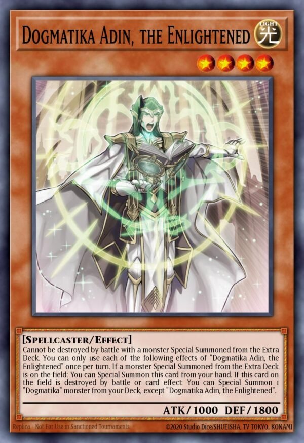 Dogmatika Adin, the Enlightened - Rise of the Duelist (Super Rare)
