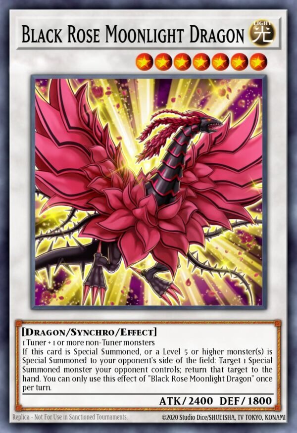Black Rose Moonlight Dragon - Quarter Century Bonanza (Platinum Secret Rare)