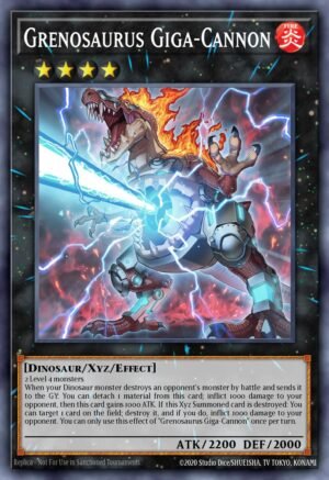 Grenosaurus Giga-Cannon - Duelist Nexus (Common)