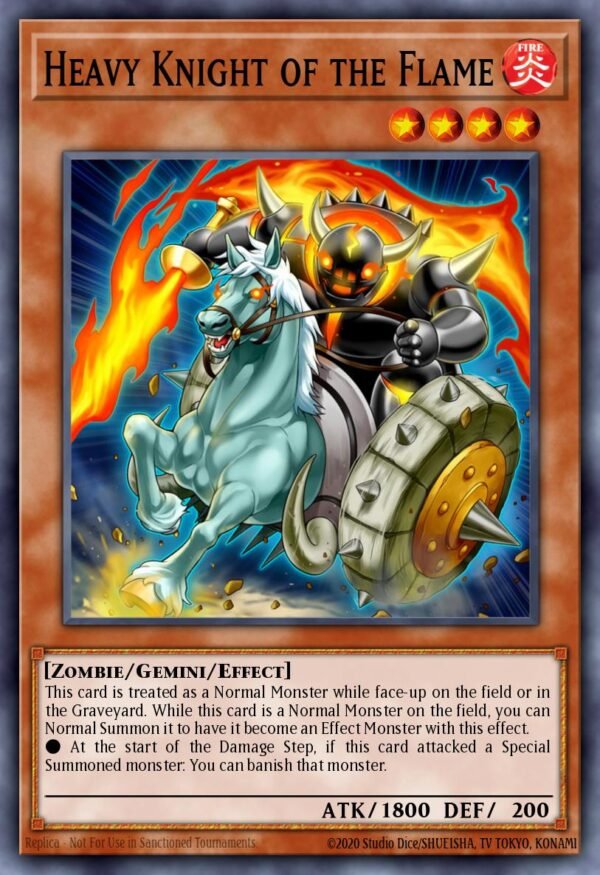 Heavy Knight of the Flame - World Superstars (Super Rare)