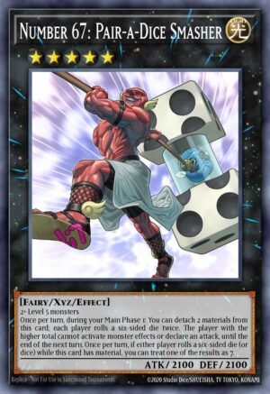 Number 67: Pair-a-Dice Smasher - Battles of Legend: Relentless Revenge (Secret Rare)