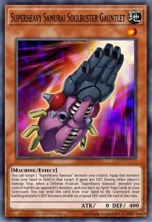 Superheavy Samurai Soulbuster Gauntlet - Crossed Souls (Common)