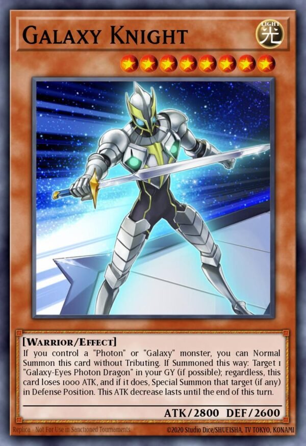 Galaxy Knight - Legendary Duelists: White Dragon Abyss (Super Rare)
