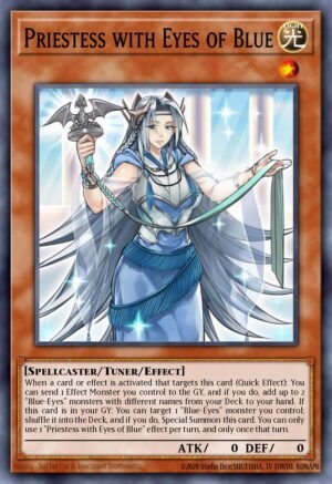 Priestess with Eyes of Blue - Shining Victories (Super Rare)