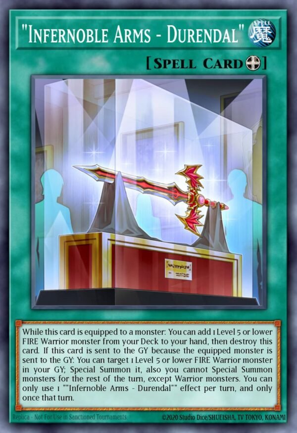"Infernoble Arms - Durendal" - Rise of the Duelist (Ultra Rare)