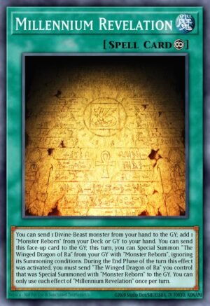 Millennium Revelation - Legendary Duelists: Rage of Ra (Super Rare)