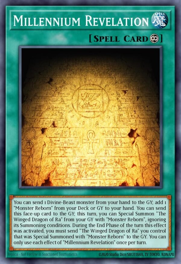 Millennium Revelation - Legendary Duelists: Rage of Ra (Super Rare)