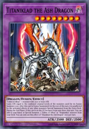 Titaniklad the Ash Dragon - Rise of the Duelist (Secret Rare)
