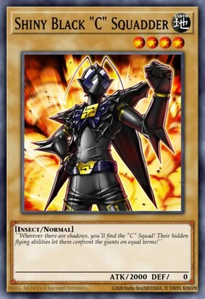 Shiny Black "C" Squadder - 2021 Tin of Ancient Battles (Super Rare)